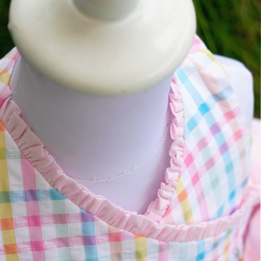 Rainbow Ruffle Twirl