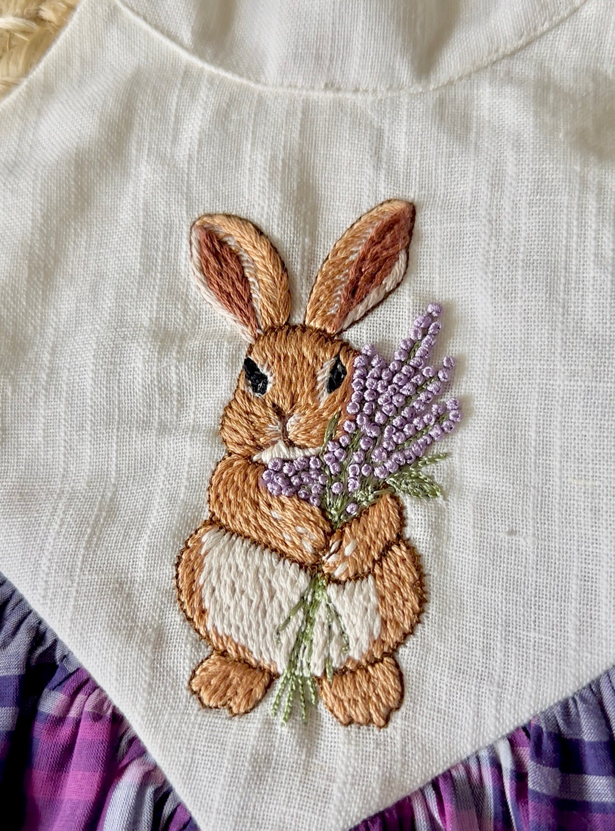 Lavender Bunny Blooms Dress