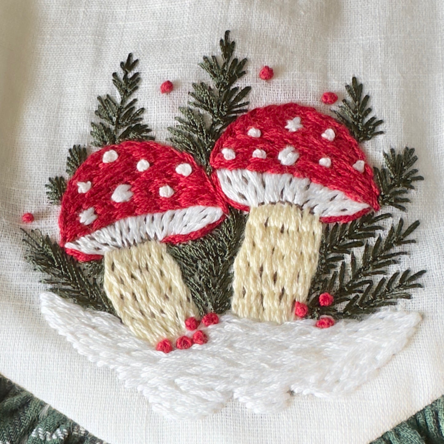 Woodland Christmas Mushroom Dress
