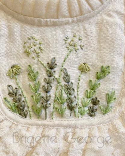 Linen Embroidered Dress
